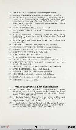 Orientteppiche und Tapisserien (Nr. 180-298)