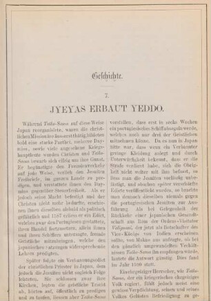 7. Jyeyas erbaut Yeddo