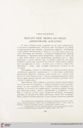 13: Nieznany szkic Riepina do obrazu "Aresztowanie Agitatora"