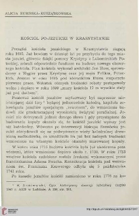 6: Kościół pojezuicki w Krasnystawie