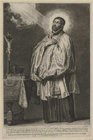 Bildnis des S. Franciscvs Xaverivs