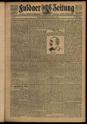 Ausgabe vom Dienstag, den 05. Februar 1907.