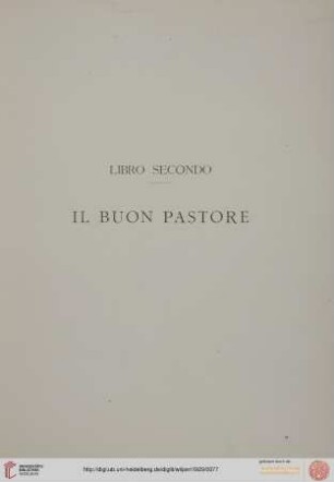 - 62 Libro secondo: Il Buon Pastore