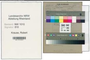 Entnazifizierung Robert Krause , geb. (Militaerregierung)