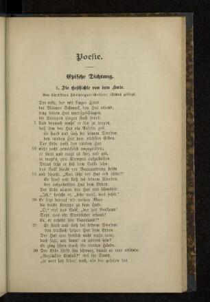 Poesie.