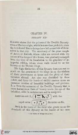 Chapter IV: Dynasty XII