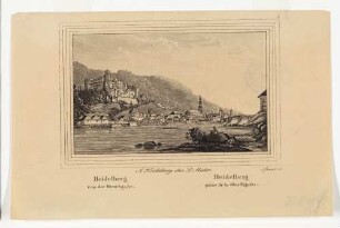 Heidelberger Schloss von Nordosten