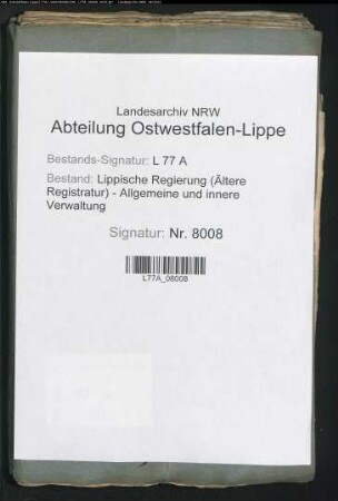 Wasserleitung im Flecken Varenholz