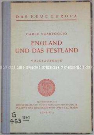 Schrift über die politischen Kräfteverhältnisse zwischen England und dem Kontinent