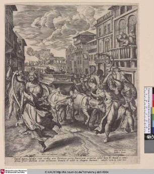 [David tanzt vor der Bundeslade; David Dancing ahead of the Arc]