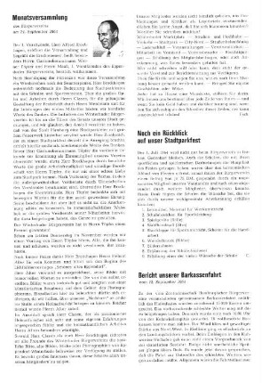 Monatsversammlung