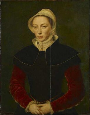 Dame in weißer Haube