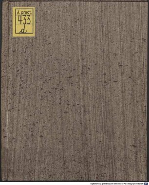 Synopsis conclusionum de iure emphyteutico