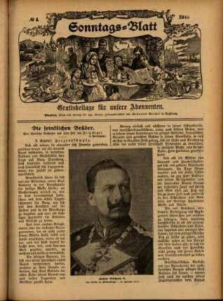 Ausgabe vom Sonntag, den 26. Januar 1913.