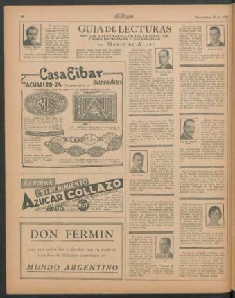 Guía de lecturas : Noticia bibliográfica de las últimas ediciones nacionales y extranjeras