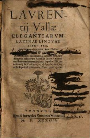 Elegantiarum Latinae linguae libri sex