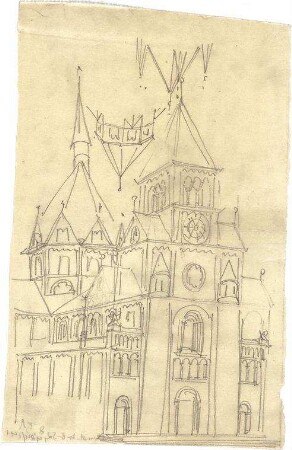 Schmidt, Heinrich von; München; St. Maximilian - Perspektive