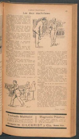 Los doce macferlanes : Firmas francesas