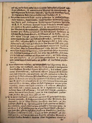 Congr. Signaturae Justitiae R. P. D. Cherofino Leodien. Pro Ill. D. Lamberto Deodato Lhoist Collectore Mensae Archidiaconalis Hasbaniae, & litis &c. Contra Rev. D. Branciscum Lembor. : Responsio