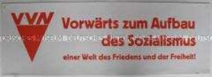 Aufruf der VVN zum Aufbau einer sozialistischen Welt des Friedens und der Freiheit