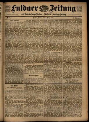 Ausgabe vom Freitag, den 03. März 1899.