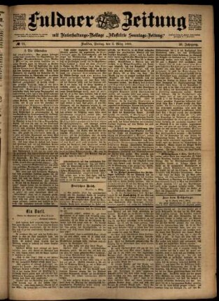 Ausgabe vom Freitag, den 03. März 1899.