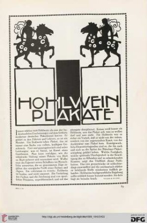 Hohlwein Plakate