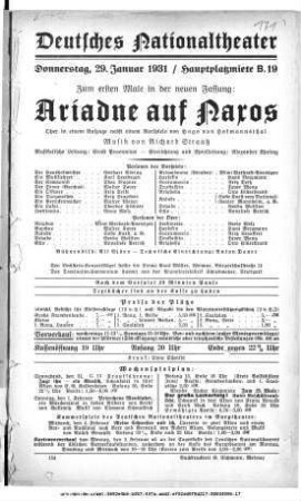 Ariadne auf Naxos