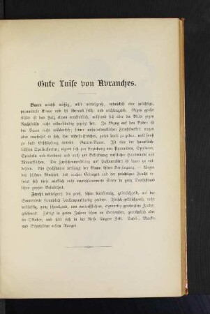 Gute Luise von Avranches.