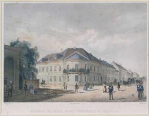 Wohnhaus des Herrn Leonhard von Berckholtz in Carlsruhe