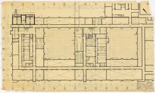 Chemische Institute der Universität Köln: Physikalische Chemie, Gärung, Grundriss Kellergeschoss, 1:100