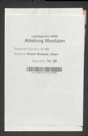 Eid des Vogtes zu Messinghausen, Uffel Hilter.