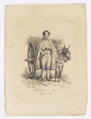 Marchand de Fagots, Blatt 97 der Folge "Rufe von Pariser Straßenhändlern"