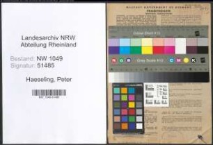 Entnazifizierung Peter Haeseling , geb. 24.10.1911 (Inspektor)