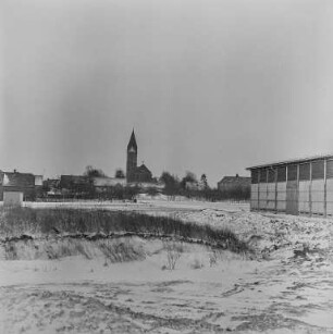 Radibor : Radibor. Ortsansicht. Winteraufnahme