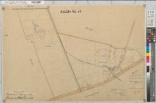 Brockhausen (Lippetal), Thöningsen (Soest), Grundstücksumlegung in der Feldmark Brockhausen-Thöningsen, Urkarte 2 Thöningsen Flur 7