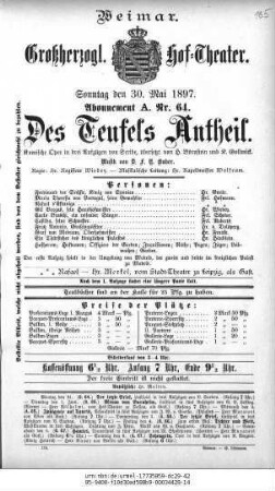 Des Teufels Antheil