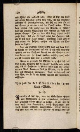 190-220, Verhalten der Grönländer in ihrem Haus-Wesen.