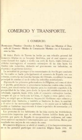 Comercio y transporte