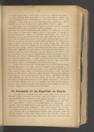Der Gottesglaube bei den Eingebornen am Kiwu-See