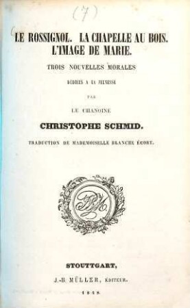 Le rossignol