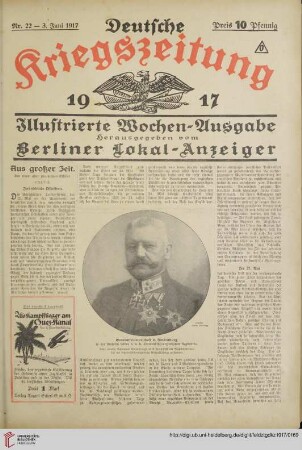 Hefte 22-25, Juni 1917