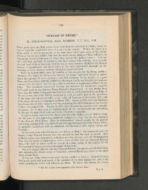 Veterans of Empire. II.-Field Marshall Earl Roberts, V.C., K.G., O.M.