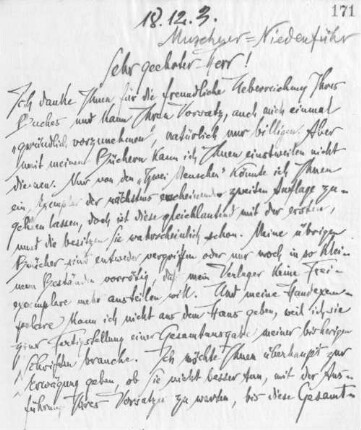 Briefe an Georg Muschner