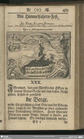 XXX. Berge und Hügel