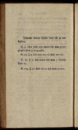 Folgende wenige Fehler bitte ich zu verbessern.