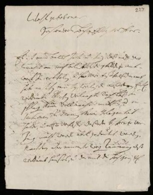 Brief von [...] Spindler an Johann Friedrich von Uffenbach, Mühlstadt, 6.8.1731