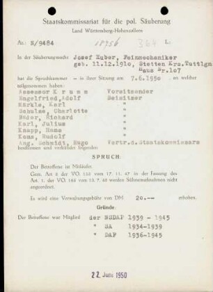 Huber, Josef