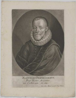 Bildnis des Matthias Berneggervs