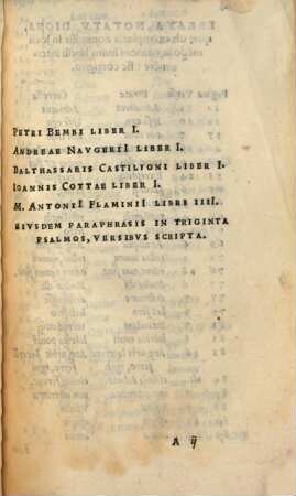 Carmina quinque illustrium Poetarum : quorum nomina in sequenti charta continentur
